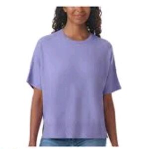 NWOT Splendid‎ Women's Short Sleeve Knit Top, Blue, Size S XL